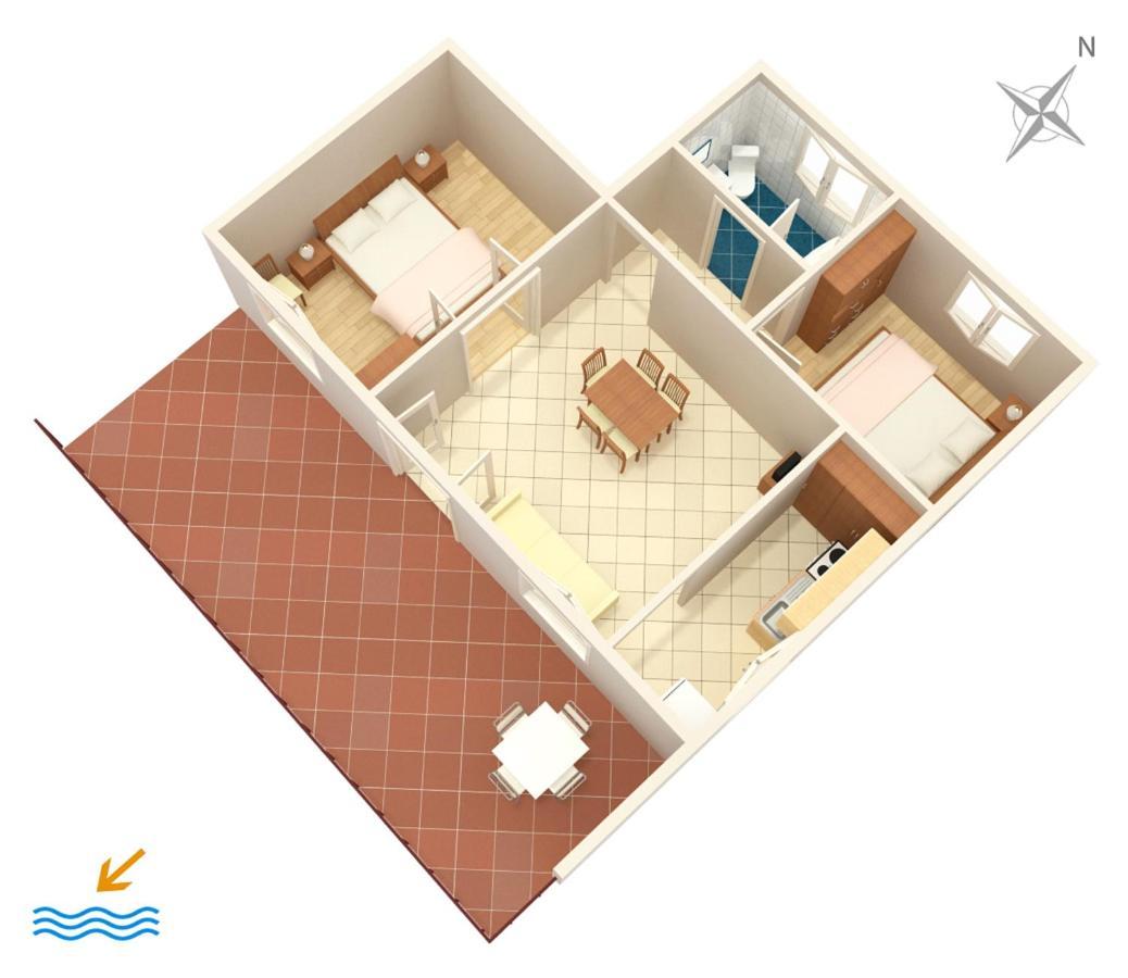 Apartments By The Sea Seget Vranjica, Trogir - 1038 Exterior foto